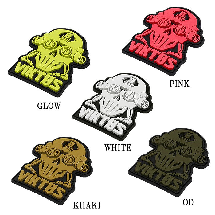 VIKTOS フォーアイズ モラルファパッチ【ヴィクトス ビクトス Four Eyes Moralpha Patch】ミリタリー サバゲ パイル＆フック ベルクロ パッチパネル バイク ツーリング サイクリング スポーツ シューティング カスタム アクセサリー 雑貨 ドクロ スカル 4眼 PVCラバーの商品画像 2