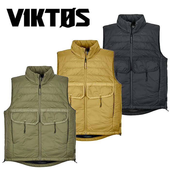 VIKTOS ゼロダーク ベスト【ヴィクトス ビクトス Zero Dark Vest】メンズ ミリタリー アウトドア サバゲ カジュアル タクティカル キャンプ 登山 ナイロン ポリエステル テフロン コーティング 撥水 バイク ツーリング 防寒 サーモライト 保温 トップス インナー