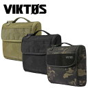 VIKTOS トリプル ドップキット【ヴィクトス Triple Dopp Kit】メンズ ミリタリー タクティカル カジュアル 登山 バイク ツーリング スポーツ トラベル 旅行 車中泊 車載用 キャンプ 迷彩 カモ グルーミング インナーバッグ 手提げ ナイロン ジッパー パッチパネル