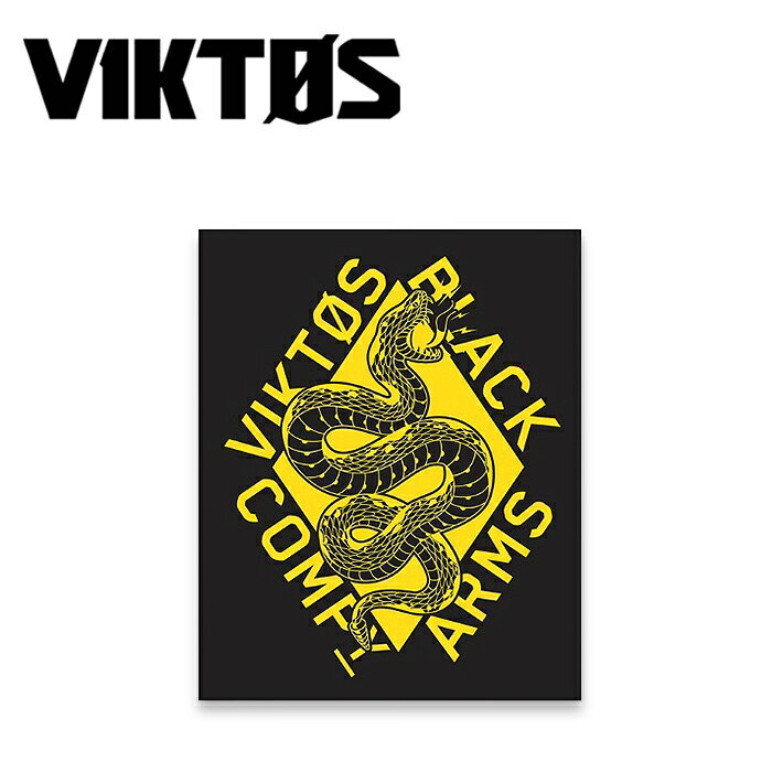 VIKTOS スネーク ステッカー【ヴィクトス ビクトス 3inch Snake Sticker】ミリタリー サバイバルゲーム サバゲ シール