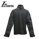 TP タクティカル コンバットシャツ/A-TACS LE【tactical performance TACTICAL COMBAT SHIRTS エータックス エルイー】メンズ ミリタリー アウトドア サバゲ 登山 バイク ツーリング インナー トップス 長袖 コットン ナイロン