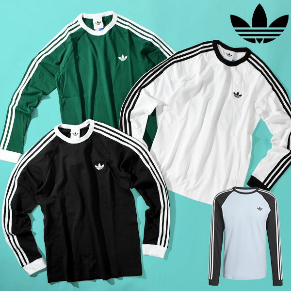 樂天商城 - 2026春夏新作 送料無料 アディダス メンズ レディース 長袖 Tシャツ adidas 3-STRIPES LONGSLEEVE TEE ロンT クルーネック ロゴ シャツ アディカラー adicolor ORIGINALS オリジナルス MCE70