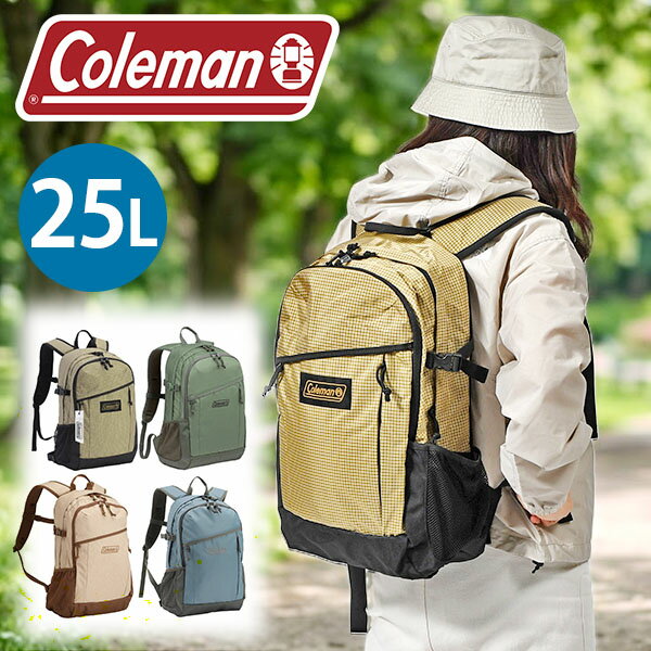 乐天商城 - 2026春夏新色 送料無料 コールマン バックパック 撥水 Coleman walker 25 ウォーカー 25L メンズ レディース リュックサック アウトドア 通学 通勤 バッグ かばん