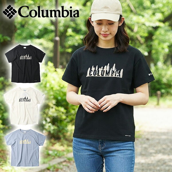 樂天商城 - ネコポス発送！送料無料 コロンビア 半袖Tシャツ レディース 吸湿速乾 UV Columbia ウィメンズ ヤハラ フォレスト ショート スリーブ Tシャツ W Yahara Forest SS Tee pl1114 2026春夏新作