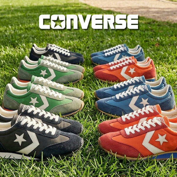 乐天商城 - 2026春夏新作 送料無料 コンバース メンズ スニーカー CONVERSE エスティーファイヤー STFIRE AG ナイロン スエード ローカット 薄底 レトロ クラシック ローテク シューズ 靴
