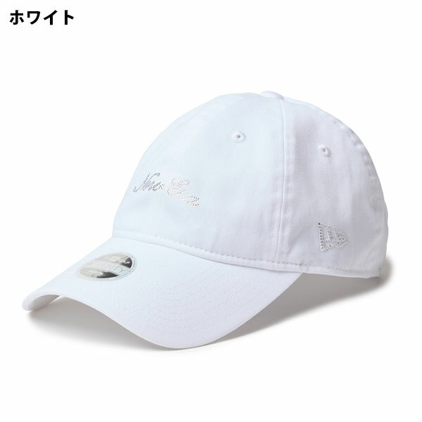 2026春夏新作 送料無料 ラインストーン ニューエラ ゴルフ キャップ NEW ERA 9twenty long visor ロングバイザー SCRIPT RHINESTONE レディース 帽子 CAP アウトドア 14747130 14747131