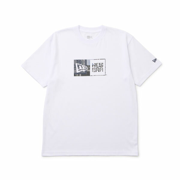 2026春夏新作 ネコポス発送！送料無料 半袖 Tシャツ ニューエラ NEW ERA SS CT TEE ORI PAISLEY BOX メンズ レディース ユニセックス ペイズリー 8オンス コットン ホワイト 白 14856700 2