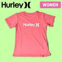 35 off ゆうパケット発送！ 送料無料 ラッシュガード レディース ハーレー 半袖 ラッシュTシャツ HURLEY QUICK DRY RASH TEE SS OAO ロゴ UVカット 紫外線対策 ラッシュ ロング サーフィン 海 海水浴 サーフ プール ランニング アウトドア 水着