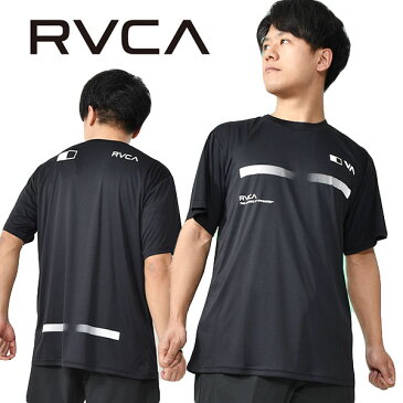 送料無料 ラッシュガード メンズ RVCA ルーカ 半袖 水着 サーフィン ハイブリット 水陸両用 ボディーボード サーフ 海 ビーチ ラッシュ Tシャツ BC041816 BC041-816 2022春夏新作 25%off