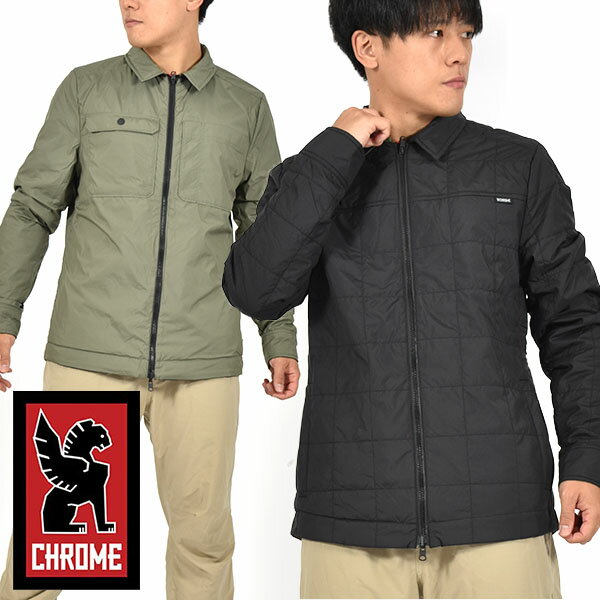 40%off 送料無料 シャツジャケット クローム CHROME メンズ TWO WAY INSULATED SHACKET シャケット シャツ ジャケット 防風 防水 リバーシブル 自転車 バイク スケートボード アウトドア