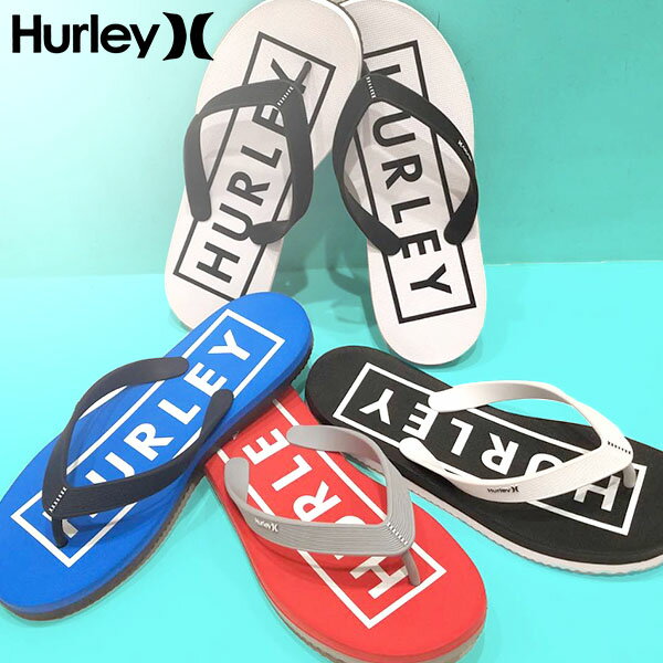 送料無料 ビーチサンダル HURLEY ハーレー メンズ OAO 2.0 BOXED SANDAL ロゴ ビーサン トングサンダル サンダル プール 海水浴 アウトドア マリンスポーツ ビーチ CJ1630