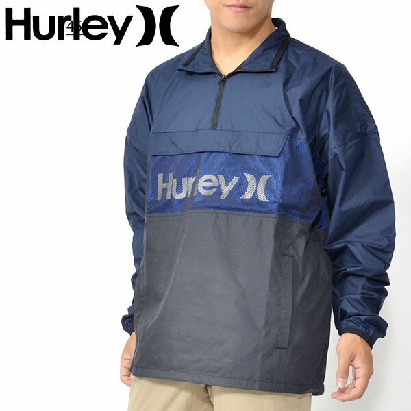 35%off 送料無料 ナイロンジャケット HURLEY ハーレー メンズ SIEGE ANORACK JACKET ナイロン アノラック ジャケット アウター ジャケット ウインドブレーカー ハーフジップ アノラック