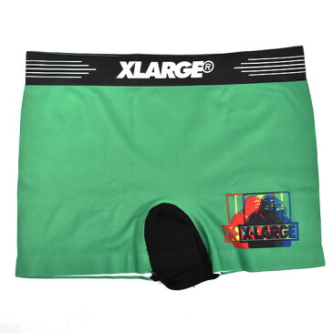 ボクサーパンツ X-LARGE エクストララージ メンズ RGB グリーン 緑 ウエストロゴ スポーツショーツ アンダーウェア UNDERWEAR 下着 インナー ショーツ パンツ スポーツ ランニング ゴルフ 日本正規品 得割30