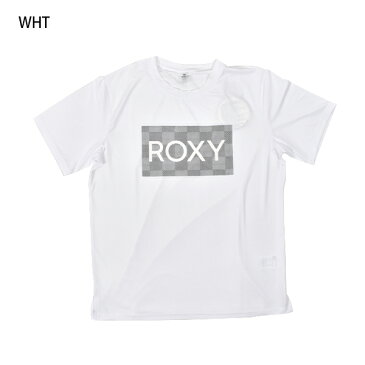 水陸両用 半袖Tシャツ ROXY ロキシー レディース MESH LOGO 半袖ラッシュガード ホワイト 白 UVカット 紫外線対策 プリントTシャツ ラッシュ ガード ウェア サーフィン ボディボード プール リゾート 海水浴 トレーニング アウトドア rst201533 2020春夏新作 20%off