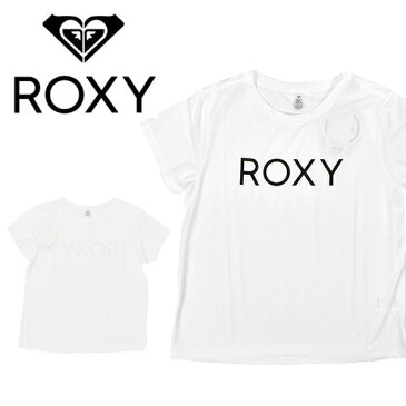 水陸両用 半袖Tシャツ ROXY ロキシー レディース MESH LOGO 半袖ラッシュガード ホワイト 白 UVカット 紫外線対策 プリントTシャツ ラッシュ ガード ウェア サーフィン ボディボード プール リゾート 海水浴 トレーニング アウトドア RST201535 2020春夏新作 20%off