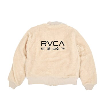 送料無料 ジャケット RVCA ルーカ レディース JACKET ナチュラル ジャケット リバーシブル フリース ナイロン 中綿 ロゴ スケートボード スノーボード 30%off