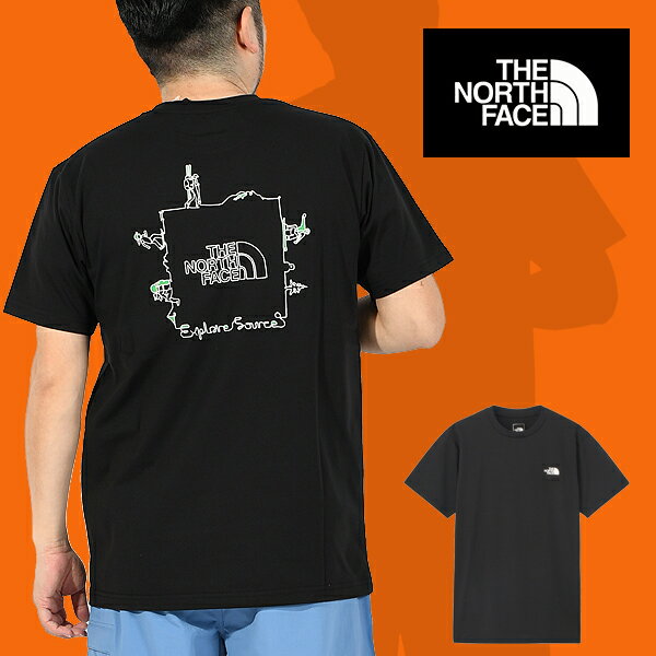 ゆうパケット発送！送料無料 ノースフェイス UV 吸汗速乾 半袖Tシャツ メンズ THE NORTH FACE S/S Explore Source Circulation Tee エクスプロール ソース サーキュレーション ティー NT32392 2024春夏新色