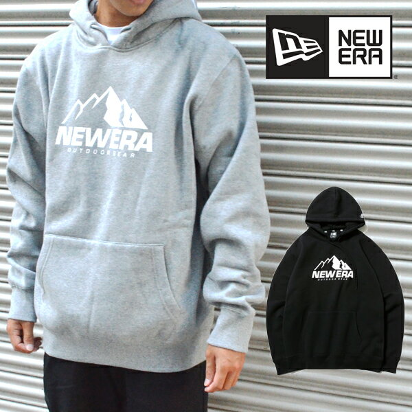 【すぐ使える100円割引クーポン配布中！】 送料無料 長袖パーカー Pullover Hoodie ニューエラ NEW ERA メンズ フーディー マウンテン プルオーバー フーディ アウトドア 長袖 パーカー 20%off