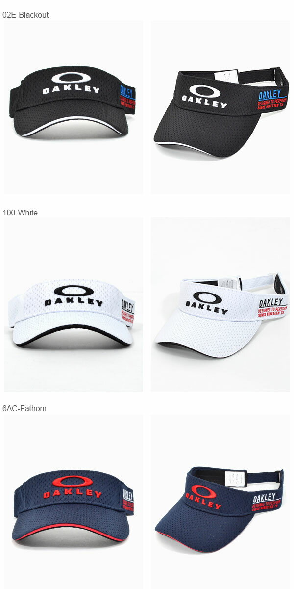 ゴルフ サンバイザー OAKLEY オークリー メンズ BG FIXED VISOR 13.0 ロゴ キャップ 帽子 GOLF ゴルフウェア コンペ 景品 日本正規品 2019春夏新作 得割25