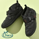 ■商品コメント &nbsp; CHACO チャコ Ms RAMBLE PUFF メンズ ランブル パフ 12366166 Chaco チャコ ランブルパフはEVR製のとても軽くて暖かいシューズです。シューズの中には心地のよいフリース生地が使用されており、適切な保温力で秋~春先まで活躍します。また、脱ぎ履きがしやすいスリップ・オン設計と撥水仕様のアッパーでライフスタイルにも合わせやすい特徴となっています。 BLACK-JCH107471 アッパー: ・撥水性のあるリップストップ・ナイロン ・保温性のあるフリースライナー ・耐久性のあるカスタムメイドのキルティング ・足首ホールド用のウェビングストラップ アウトソール: ・ミッドソールとアウトソールを一体化した軽量EVR製 ・一体化した事で優れたフィット感を実現 ・滑りにくい3mm の溝の深さ ※Chacoのサイズは1cm刻みとなっております。0.5cmサイズの設定はありませんので、ハーフサイズの方はサイズアップをお勧めしています。 &nbsp; ■商品詳細 &nbsp; ■ブランド CHACO（チャコ） ■商品名 Ms RAMBLE PUFF ■品番 12366166 ■カラー Black-JCH107471 &nbsp; ■商品カラーにつきまして &nbsp; 可能な限り商品色に近い画像を選んでおりますが、閲覧環境等により画像の色目が若干異なる場合もございますので、その旨をご理解された上でご購入ください。 &nbsp; メーカー希望小売価格はメーカー商品タグに基づいて掲載しています