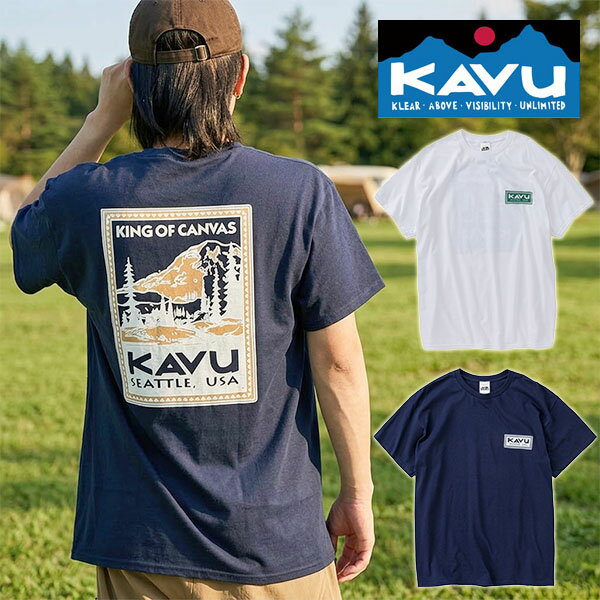 樂天商城 - 2026春夏新作 ネコポス発送！送料無料 KAVU カブー 半袖 Tシャツ メンズ レディース Stamp 2C Tee スタンプ 2C Tシャツ アウトドア キャンプ