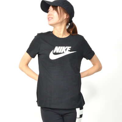 ゆうパケット対応可能!半袖 Tシャツ ナイキ NIKE レディース ウィメンズ エッセンシャル アイコン フューチュラ S/S Tシャツ ビッグロゴ ロゴ プリント スポーツウェア スポーツ カジュアル スポカジ BV6170