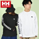 送料無料 ヘリーハンセン 袖ロゴ 長袖Tシャツ ロンT メンズ レディース オーバーサイズ HELLY HANSEN L/S Letter Tee レター ティー HH32380 2024春新色