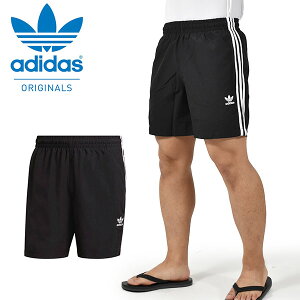 送料無料 アディダス メンズ 水陸両用 インナー付き サーフパンツ adidas 3-STRIPES SWIMS 水着 海水パンツ ボードパンツ ビーチショーツ スイムウェア トランクス 3本ライン ORIGINALS オリジナルス IZP15