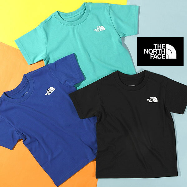 ゆうパケット発送！送料無料 ノースフェイス 半袖Tシャツ ワンポイント キッズ 子供 THE NOR