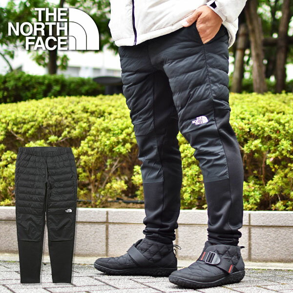 送料無料 ノースフェイス 暖か 異素材 ロングパンツ メンズ THE NORTH FACE Red Run Long Pant レッドラン ロングパンツ 中綿 保温 ストレッチ ブラック 黒 NY82395 2023秋冬新作