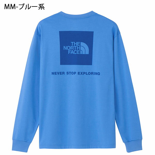 ネコポス発送！送料無料 ノースフェイス バックプリント 長袖Tシャツ メンズ レディース ロンT 吸汗速乾 THE NORTH FACE L/S Back Square Logo Tee ロングスリーブ バック スクエア ロゴ ティー NT32442 2026春夏新色