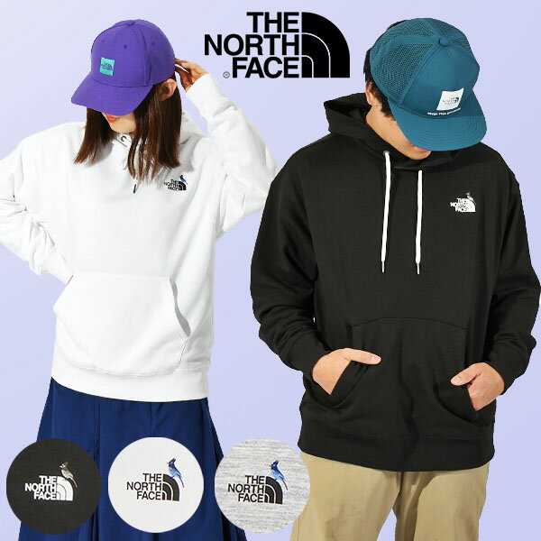 送料無料 ノースフェイス 鳥刺繍 裏毛 UV スウェット パーカー メンズ レディース THE NORTH FACE Zoo Picker Hoodie ズー ピッカー フーディー プルオーバー NT12440 2024春新作