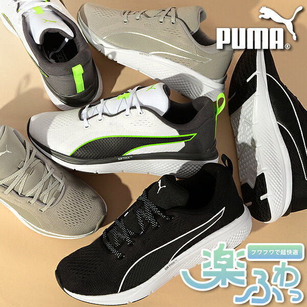 現品のみ 送料無料 プーマ メンズ レディース スニーカー 履き心地抜群 ふわふわインソール PUMA SOFTRIDE PRO エコー ローカット シューズ 靴 2023秋冬新作 378801