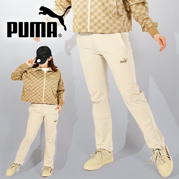 プーマ 送料無料 プーマ レディース ジャージ ロングパンツ 下 PUMA CORE HERITAGE ニット パンツ カジュアル ウエア 2024春夏新作 680704