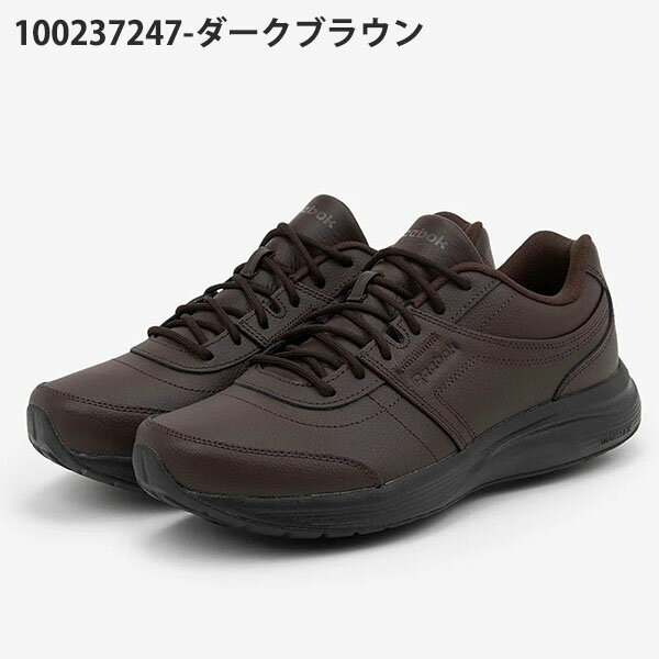 送料無料 雨の日に最適 撥水レザーアッパー リーボック メンズ 幅広 スニーカー Reebok レインウォーカー ウルトラ DMX ワイド 4E ローカット 通勤 通学 ウォーキング シューズ 靴 100237247 100237248 2