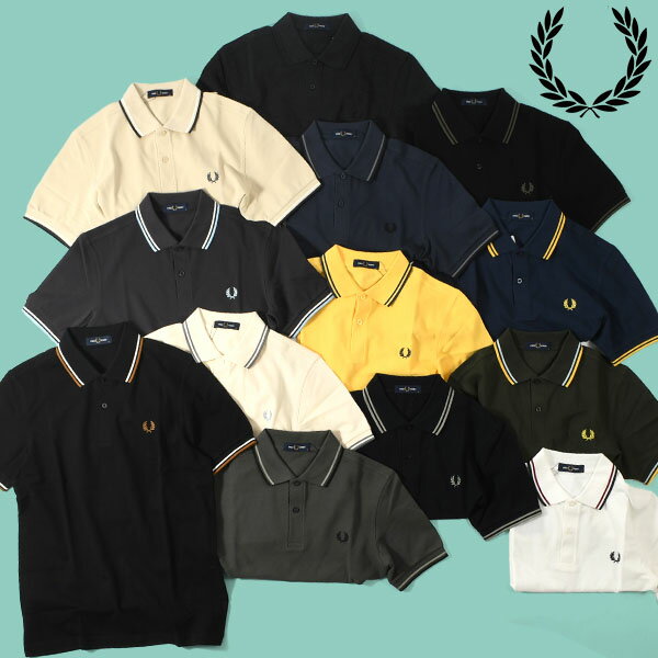 乐天商城 - 送料無料 フレッドペリー ポロシャツ FRED PERRY メンズ レディース ユニセックス The Fred Perry Shirt ツインティップ フレッドペリーシャツ ストリームラインフィット トップス 半袖 定番 ポロ シャツ ティップライン M3600 正規販売店