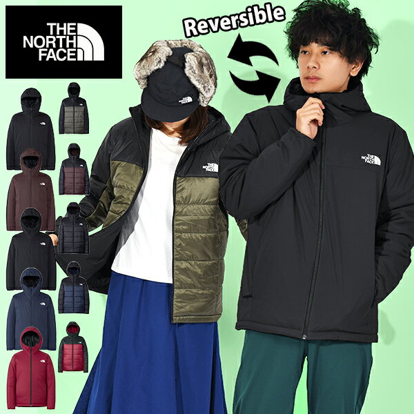 送料無料 ノースフェイス ナイロン ジャケット メンズ レディース 2way 中綿 THE NORTH FACE Reversible Anytime Insulated Hoodie リバーシブル エニータイム インサレーテッド フーディー NY82380 2023秋冬新作