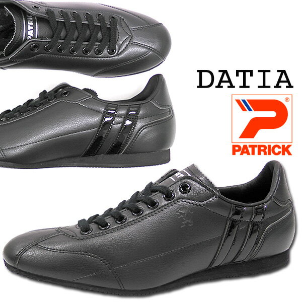 乐天商城 - 送料無料 スニーカー パトリック PATRICK メンズ レディース ユニセックス ダチア DATIA BLK ブラック 黒 合成皮革 日本製 定番 ビジネス オールブラック 29571 シューズ 靴