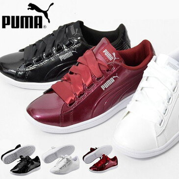 送料無料 リボン スニーカー プーマ PUMA レディース ビッキーリボン P ウィメンズ シューズ 靴 カジュアルシューズ ローカットスニーカー