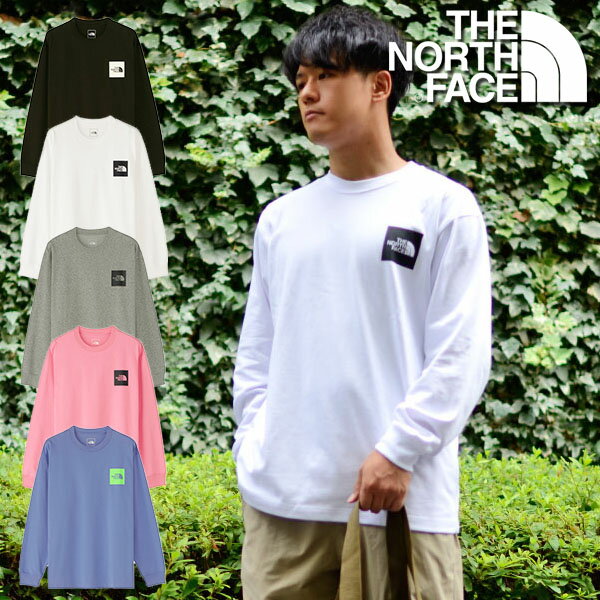 楽天Ray Green送料無料 ノースフェイス 長袖Tシャツ メンズ レディース UV ロンT THE NORTH FACE L/S Square Logo Tee ロングスリーブ スクエア ロゴ ティー NT82334 2023秋冬新作