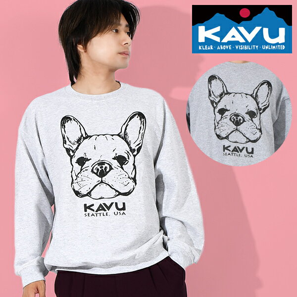 樂天商城 - 送料無料 KAVU カブー 22 Dog Sweat ドッグ スウェット 長袖 トレーナー メンズ レディース アウトドア キャンプ 20%off