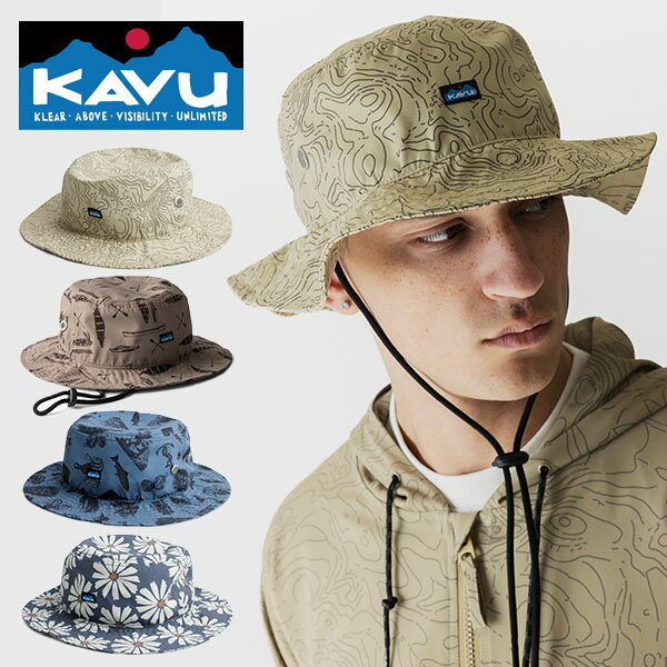 乐天商城 - 2026春夏新作 送料無料 ハット KAVU カブー BFE ビーエフイー メンズ レディース ストラップ 帽子 アウトドア キャンプ 野外フェス サファリハット アドベンチャーハット