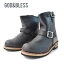 ̵ 󥸥˥֡ 硼  ǥ åɥ֥쥹 9809 GodBless åɥ䡼ˡ FAKE LEATHER ENGINEER BOOTS ֡ 硼ȥ֡