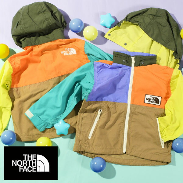 楽天Ray Green送料無料 ノースフェイス ベビー ナイロン ジャケット マルチカラー THE NORTH FACE B Grand Compact Jacket ベビー グランド コンパクト ジャケット キッズ 子供 軽量 シェル マウンテン NPB72312 2024春新作