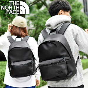 送料無料 ワンランク上の レザー リュックサック ノースフェイス レディース メンズ THE NORTH FACE Desserto Berkeley Mini デザート バークレー ミニ ブラック 25L PC タブレット ポーチ付属 NM82274 2022秋冬新作