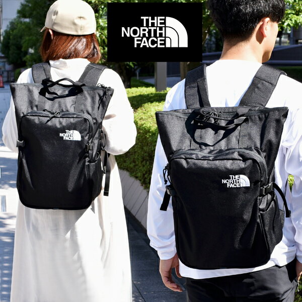 楽天Ray Green送料無料 ノースフェイス リュックサック レディース メンズ THE NORTH FACE Boulder Tote Pack ボルダートートパック 22L ブラック 黒 バックパック NM72357 2023秋冬新作