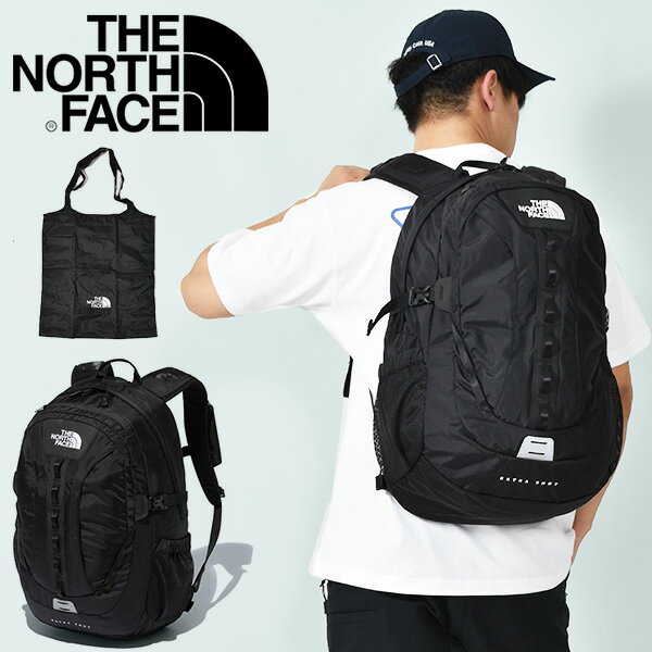 送料無料 ノースフェイス リュックサック メンズ レディース THE NORTH FACE Extra Shot エクストラショット トートバック付き ブラック 30L NM72300 2023春夏新作