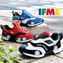 送料無料 つま先補強 イフミー はたらくのりもの キッズ スニーカー 子供 IFME はたらくのりものキッズスニーカー ベルクロ 男の子 女の子 運動靴 保育園...