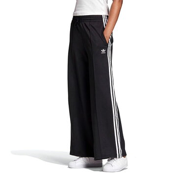 送料無料 アディダス オリジナルス ロングパンツ adidas ORIGINALS レディース RELAXED PANTS ワイドレッグトラックパンツ ジャージ 3本ライン IYA47