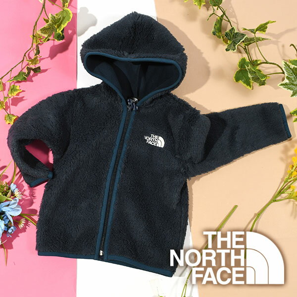 楽天Ray Green送料無料 ノースフェイス 毛足の長い ベビー モコモコ フリース ジャケット キッズ 防風 THE NORTH FACE B Sherpa Fleece Hoodie シェルパ フリース フーディー 子供 NAB72307 2023秋冬新作